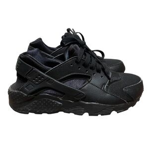 NIKE HUARACHE RUN (PS) | TRIPLE BLACK | SIZE 1Y